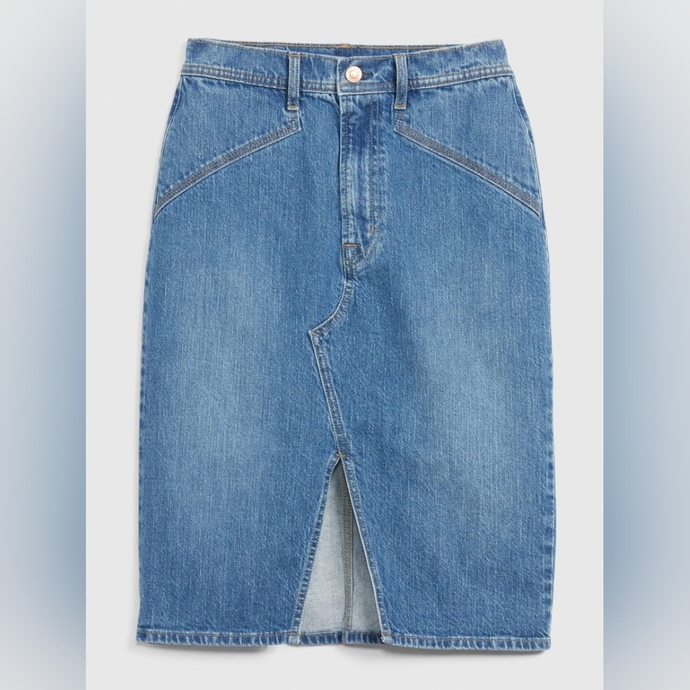 GAP Women's Blue Denim Skirt